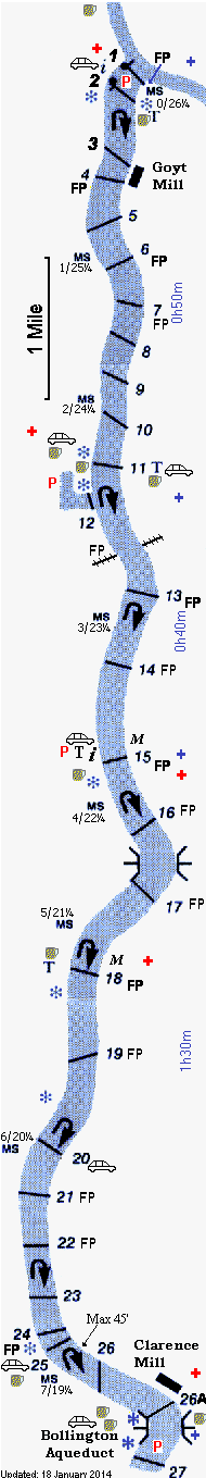 Map 1, Marple to Bollington